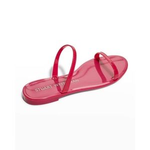 Stuart Weitzman Sawyer Dual-Band Jelly Sandals in Pink
